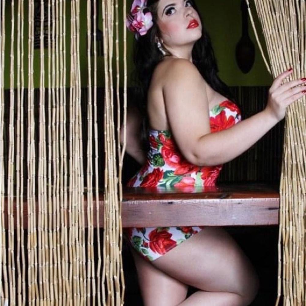 Retro inspired swimsuit